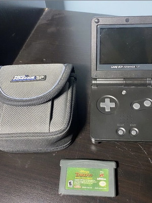 Nintendo Gameboy Advance SP 101 with case, Tarzan game and charger