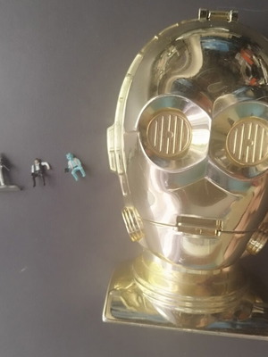 Star Wars 1994 Galoob Micro Machines C-3PO φιγούρες μεταχειρισμένες, λείπουν 2
