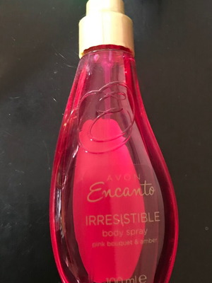 Avon Encanto Irresistible body spray used 100 ml
