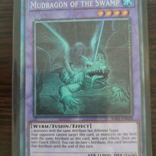 Yu-Gi-Oh Mudragon of the Swamp card like new, collectors rare