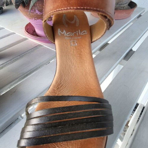 Marila Footwear summer sandals like new, size 38, brown