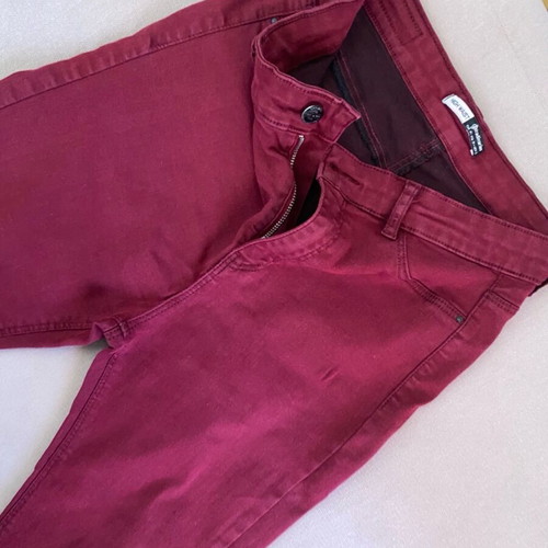 Stradivarius red jeans like new, size XL