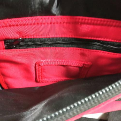 Messenger bag new, red shoulder durable material