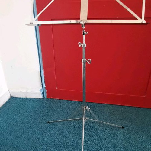 Metal music stand K & M used, German and durable