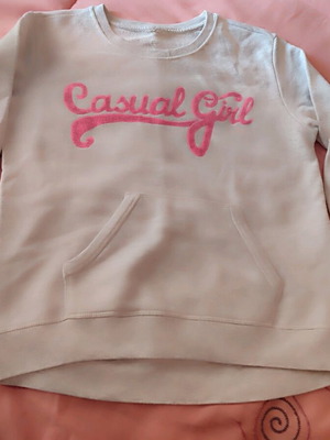 Zara sweatshirt like new, for 10 years, gray and pink