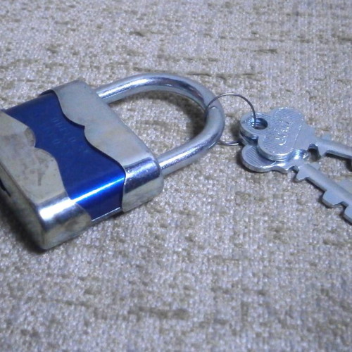 Padlocks new, pack of 7 vintage from Czechoslovakia, Germany and Taiwan