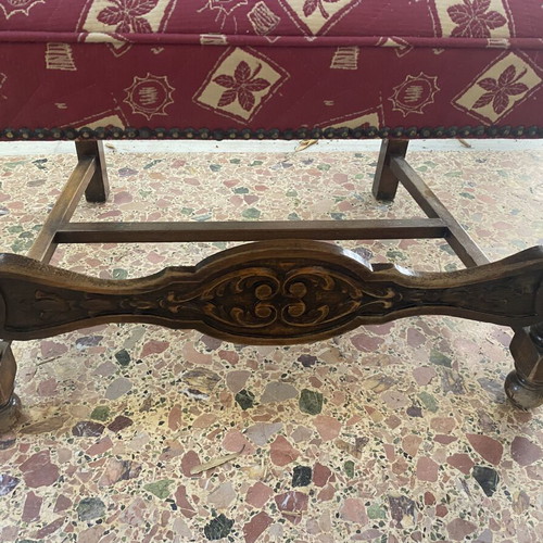 Wooden armchair set of two like new