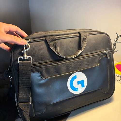 HP laptop bag used, black
