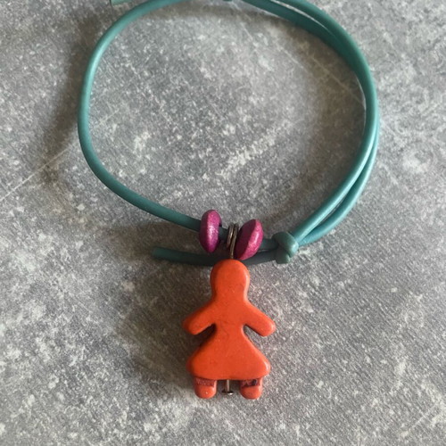 Handmade children's bracelet like new, multicolored