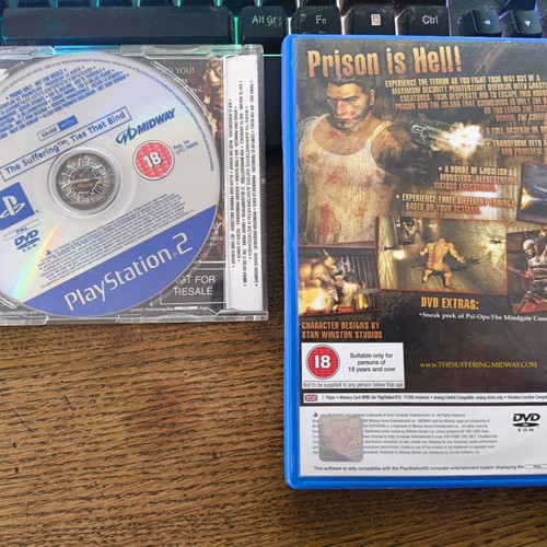 The Suffering PS2 bundle like new with Ties That Bind promo edition