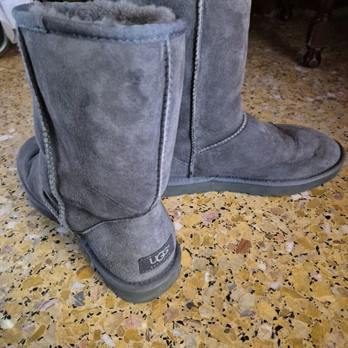 Ugg boots grey with fleece lining like new, size 41