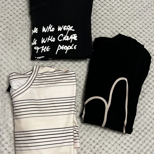 Men's T-shirts pack of 3 like new, sizes M-L, black, H&M