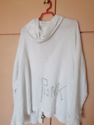 N line thin asymmetrical cardigan like new, white