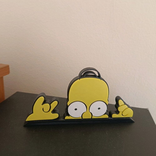 Homer Simpson figure 3d printing new, PLA material