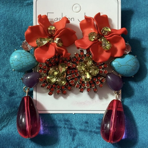 Earrings new, colorful, summer style