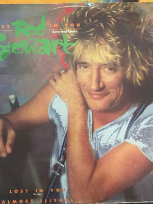 Vinyl Rod Stewart – Lost In You Extended Remix, Pop Rock Vinyl Record UK