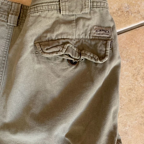 Camel vintage shorts size S used, khaki