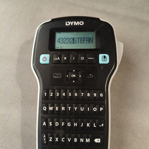 Dymo LabelManager 160 electronic label maker, QWERTY keyboard