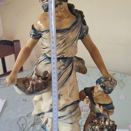 Vintage Italian Capodimonte statue signed F. Merli