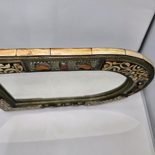 Handmade decorative mirror with inlay decoration like new