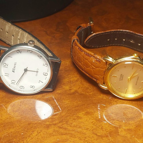 Citizen Quartz and Ravel Watch Bundle used, classic and daily styles