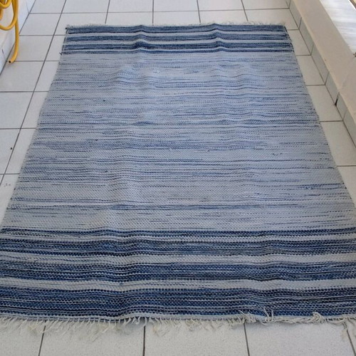 Rag rug slightly used 1.40x2.10