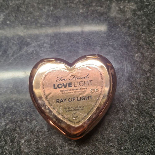 Too Faced highlighter compact used