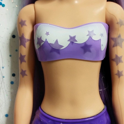 Barbie Colour Reveal Mermaids like new, two incomplete dolls