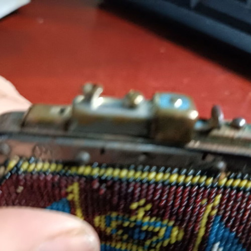 Vintage 1911 χειροποίητο μοναστηριακό συλλεκτικό πορτοφόλι μεταχειρισμένο