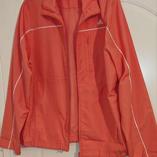 Adidas tracksuit size 42 like new, black and orange