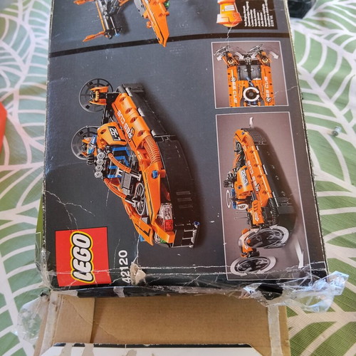 Lego Technic Rescue Hovercraft 42120 used with box and remote