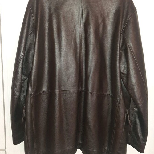 Leather jacket Alan Gordon size L-XL like new, brown