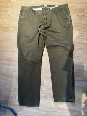 Jack & Jones men's fabric pants used, size XL XXL, khaki