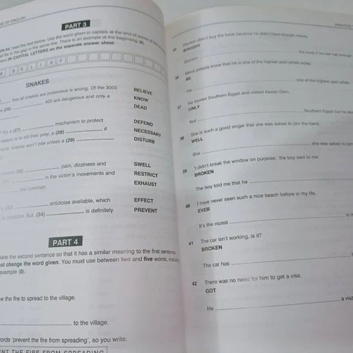 Practice Tests FCE 2010 Student's Book like new