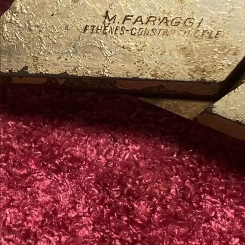 Moris Faratzi dental tool used, rare historic Greek company