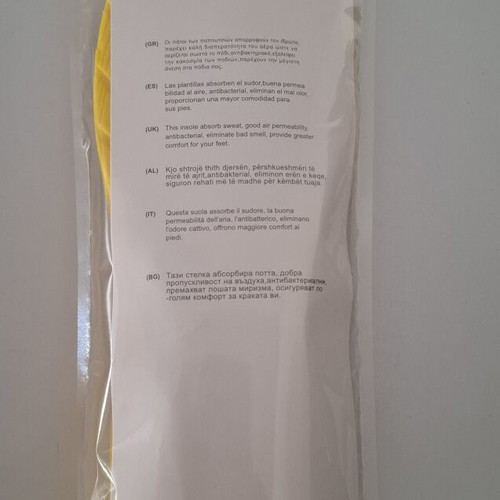 TP.STER Shoe Insoles new, antibacterial and adjustable size