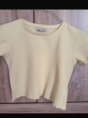 Pull & Bear τοπ σαν καινούργιο, μέγεθος M, κίτρινο και χρυσαφί