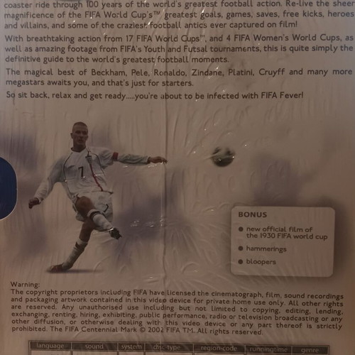 Fifa fever collectible double DVD box set new