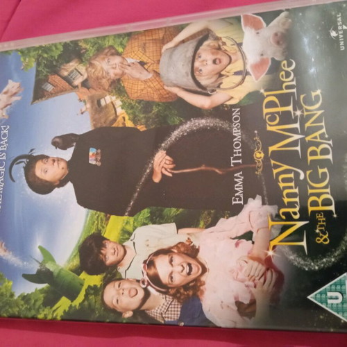 Nanny McPhee and the Big Bang DVD like new, fantasy animation, subbed