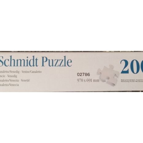 Schmidt Puzzle 2000 Canaletto Venedig new, sealed bag