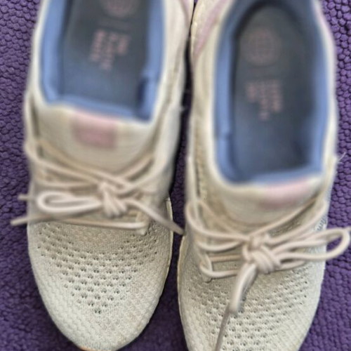 Adidas UltraBoost γυναικεία παπούτσια μεταχειρισμένα, νούμερο 40, μπεζ με λιλά και μπλε