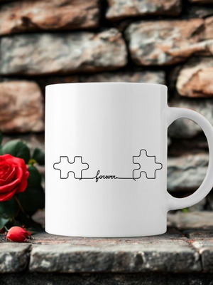 Valentine's Day Mug 325ml White, New
