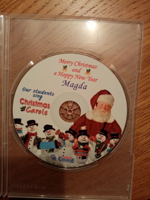 CD with Christmas music