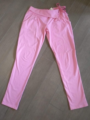 Women's pants new, size M, pink