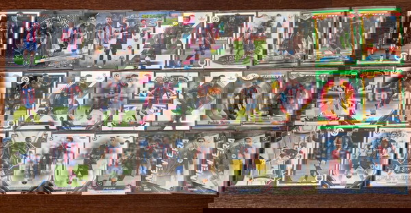 Topps Panini Barcelona Lot cards