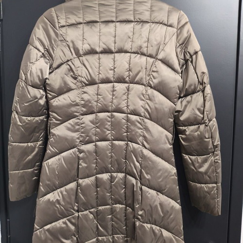 Puffer jacket medium size bronze satin like new