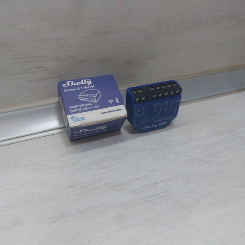 Shelly Dimmer 0/1-10V PM Gen3 smart dimmer with Wi-Fi & Bluetooth