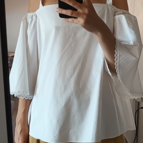 Salt & Soul blouse like new, white, size S