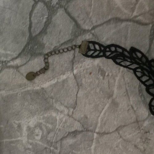 Joker fabric black necklaces, 2 pieces, like new, vintage style