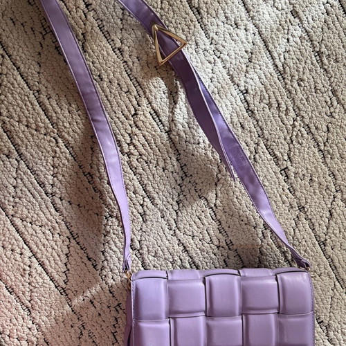 Purple bag with two straps brand new from boutique
